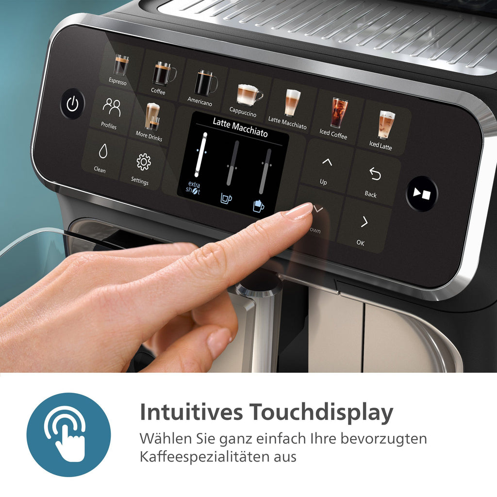 PHILIPS Kaffeevollautomat EP5544/50, 20 Kaffeespezialitäten